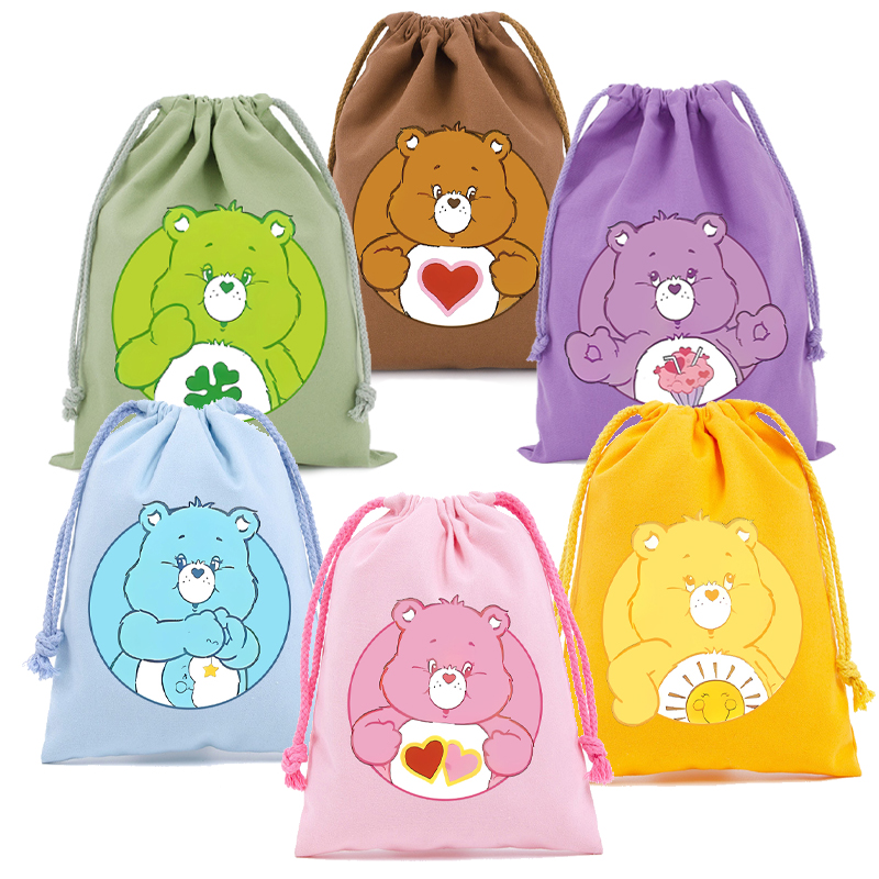 Beauty Makeup Kids - Cute Care Bears Drawstring Bag New