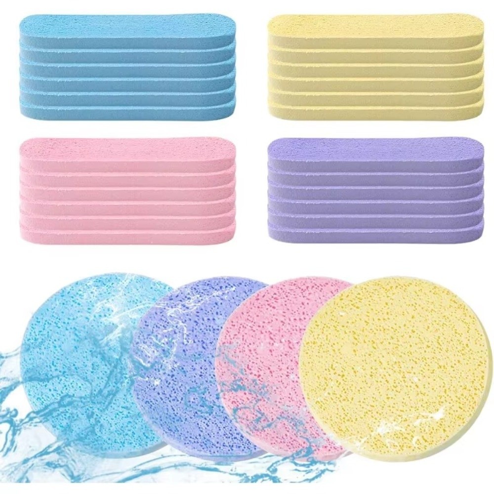 Beauty Makeup Sponge - 12PCS/Set Compressed Cosmetic Puff Facial Clean