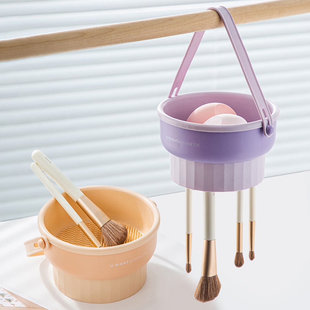 Beauty Makeup Sponge - Makeup Brush Cleaning Bucket Washing And