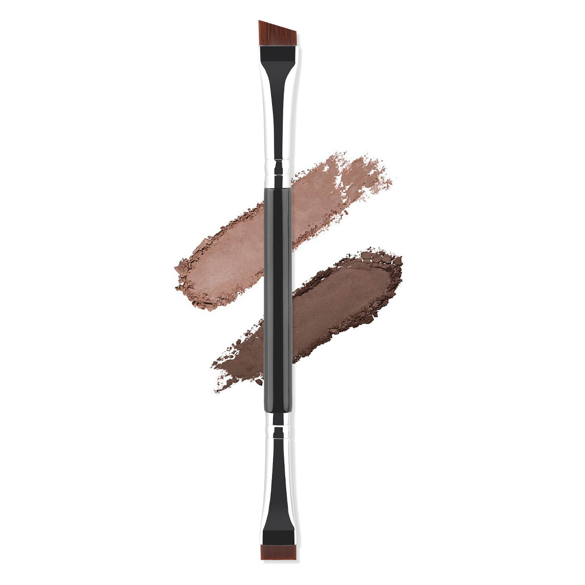 Beauty Makeup Eyeshadow - 1 double head blade brush, eyeliner