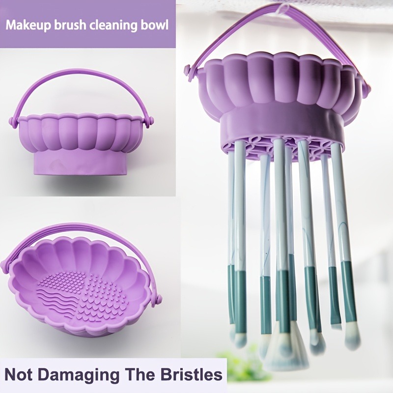 Beauty Makeup Brushes - Silicone dishwashing basin, makeup brush, cleaning