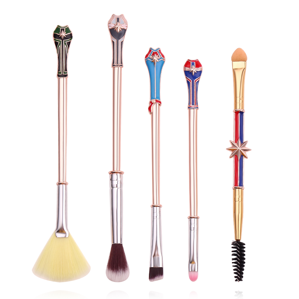 Beauty Makeup Eyeshadow - 5pcs/set Avengers Captain Makeup Brush Cosplay