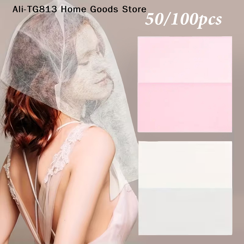 Beauty Makeup Bridal - [TG813]50/100pcs Disposable Makeup Protector Hoods Breathable