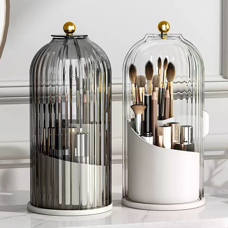 Beauty Makeup Lipstick - 360° Rotating Makeup Brush Holder With
