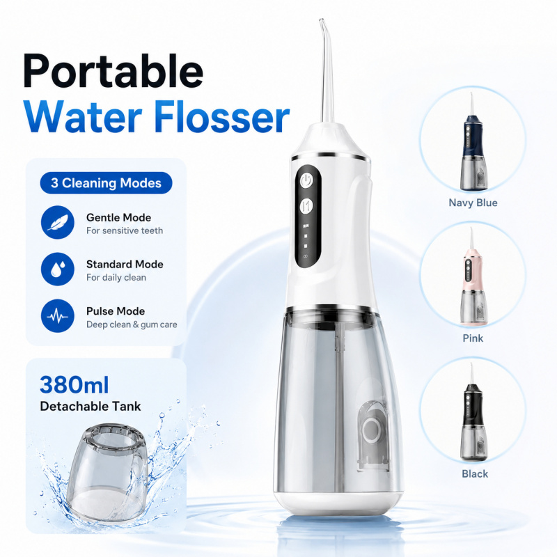 Micellar Water Cleanser - Portable Oral Irrigator Water Flosser Electric