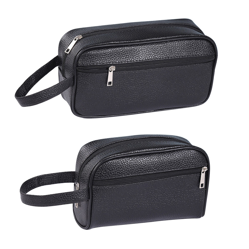 Makeup Beauty Necessaire - Travel Mens Toiletry Bag PU Leather