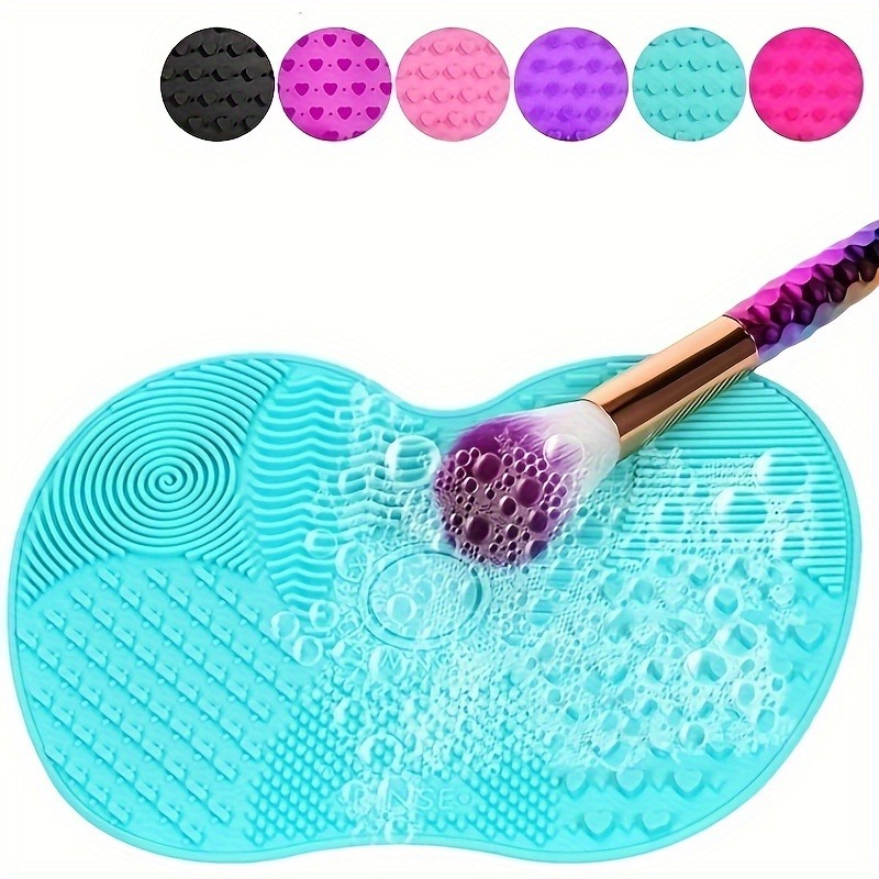 Beauty Makeup Brushes - 1PC-Silicone Apple Washing Pads Suction Cups