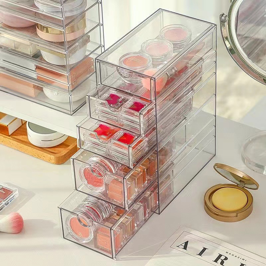 Desktop cosmetic organizer dre - Beauty Makeup Lipstick ulasan dan harga