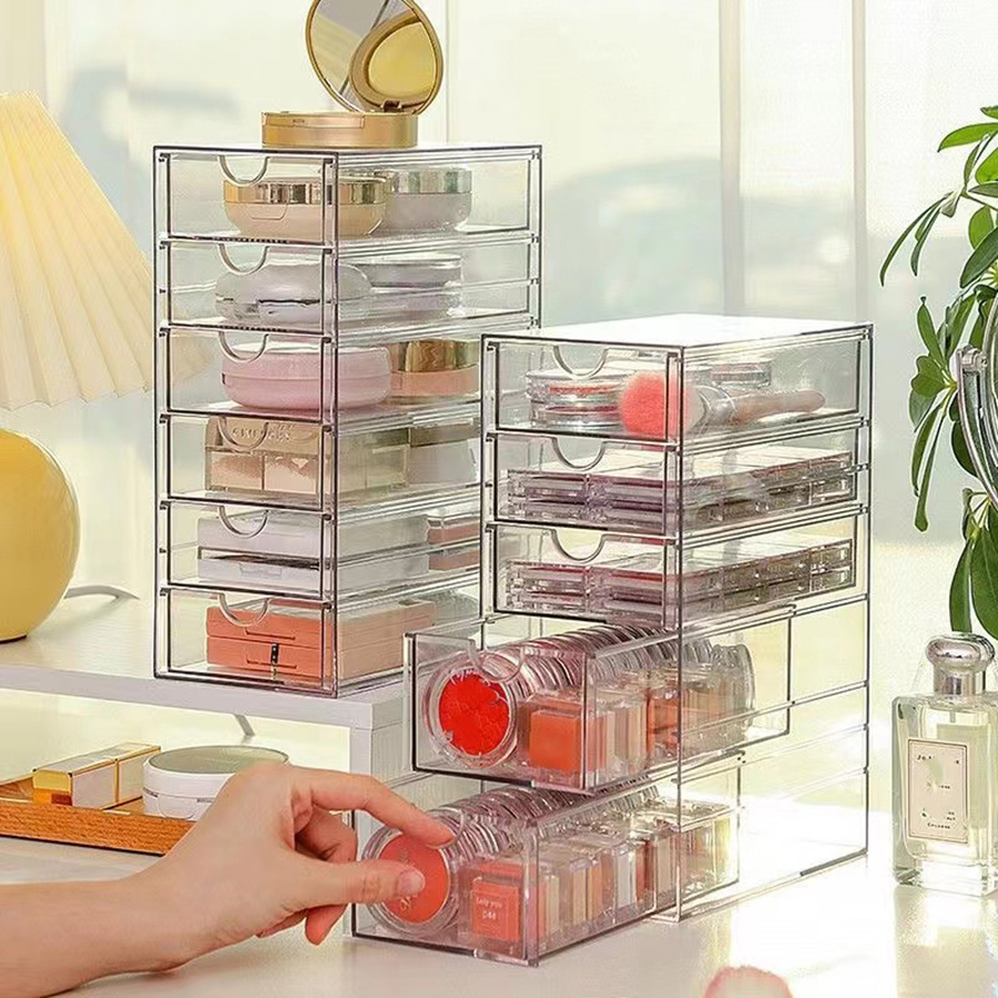 Desktop cosmetic organizer dre - Beauty Makeup Lipstick ulasan dan harga