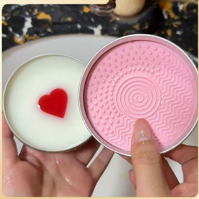 SU Cute Heart Shaped Makeup Br - Beauty Makeup Sponge ulasan dan harga