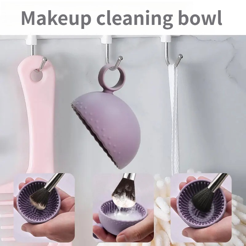 Soft Silicone Makeup Brush Cle - Beauty Makeup Sponge ulasan dan harga