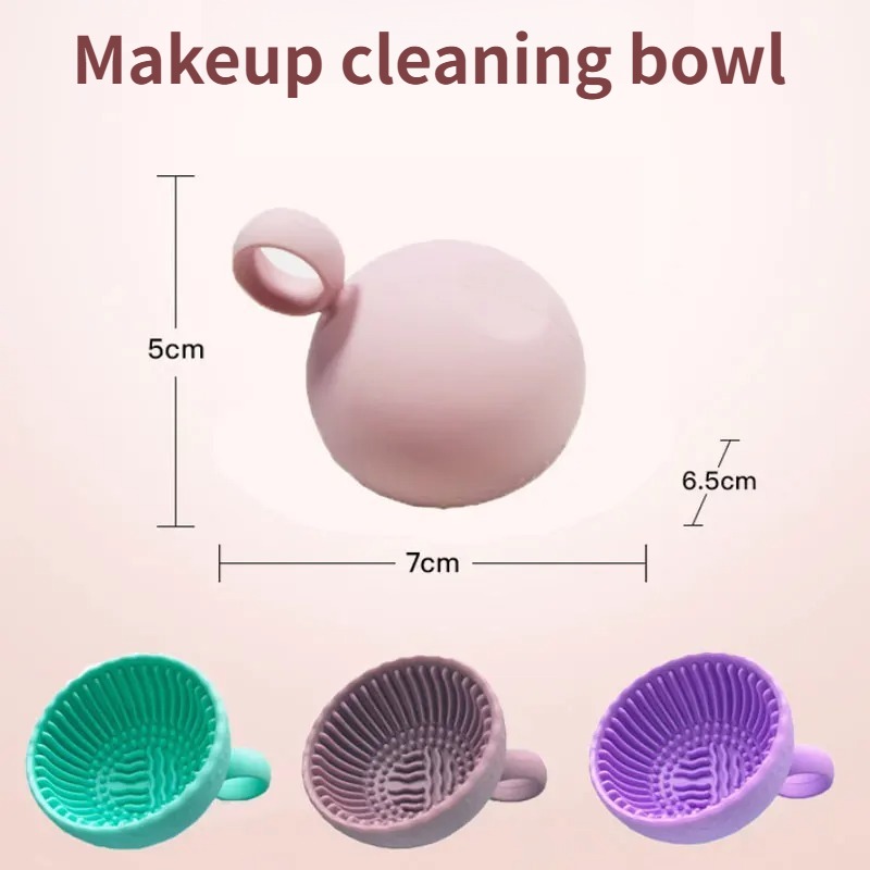 Soft Silicone Makeup Brush Cle - Beauty Makeup Sponge ulasan dan harga