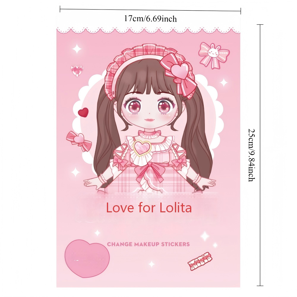 Super Cute Dress Up Stickers f - Beauty Makeup Kids ulasan dan harga