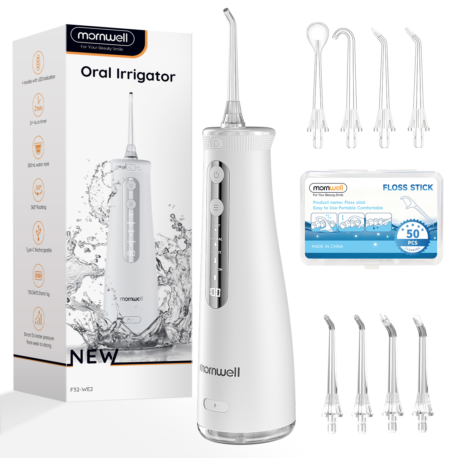 Mornwell Water Dental Flosser  - Micellar Water Cleanser ulasan dan harga