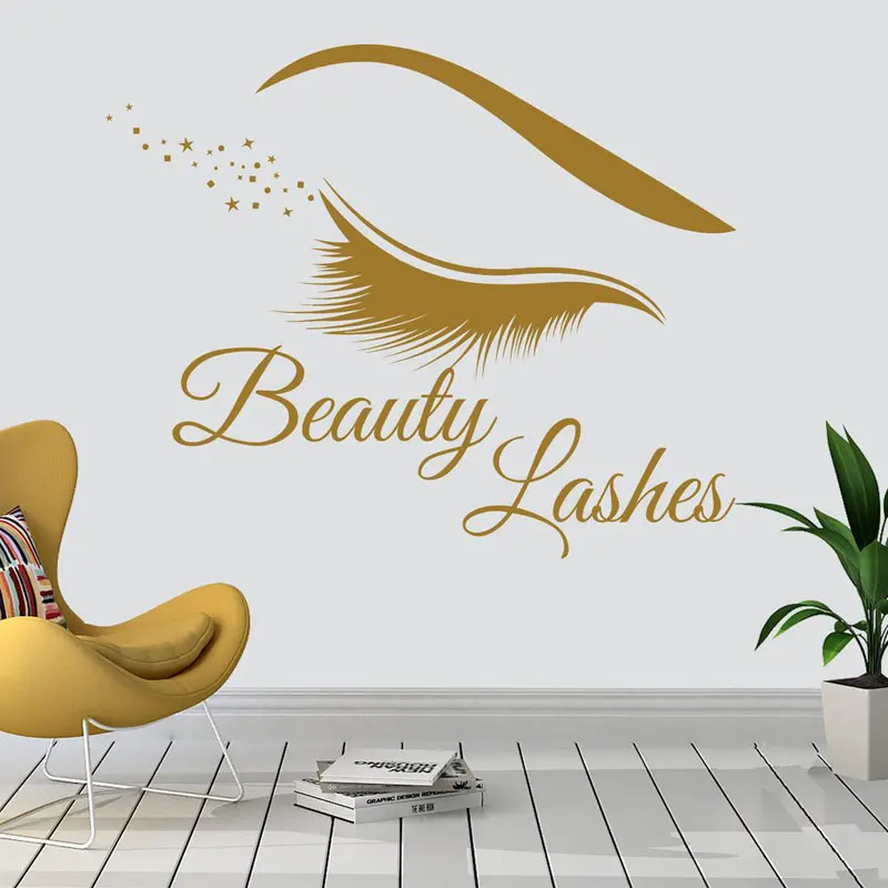 Modern Lashes Eyelashes Wall S - Beauty Makeup Wallpaper ulasan dan harga