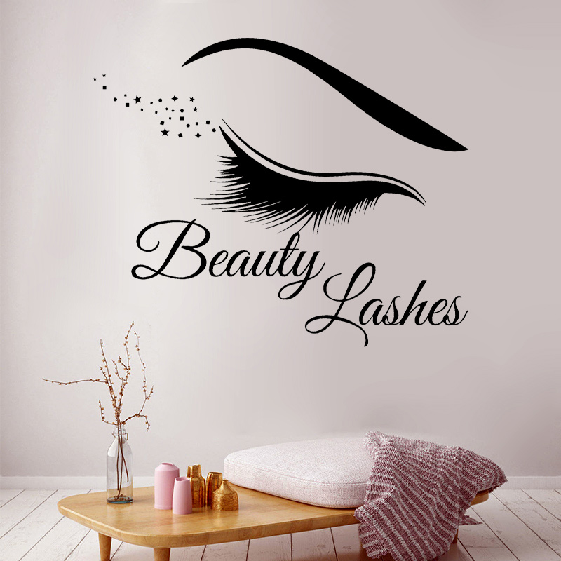 Modern Lashes Eyelashes Wall S - Beauty Makeup Wallpaper ulasan dan harga