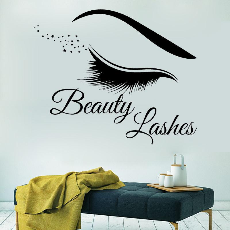 Modern Lashes Eyelashes Wall S - Beauty Makeup Wallpaper ulasan dan harga