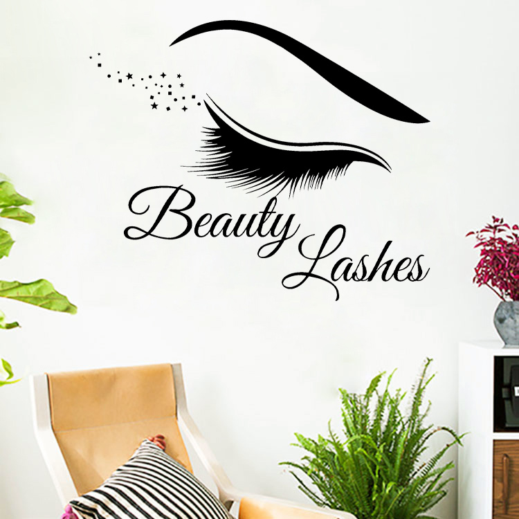 Modern Lashes Eyelashes Wall S - Beauty Makeup Wallpaper ulasan dan harga