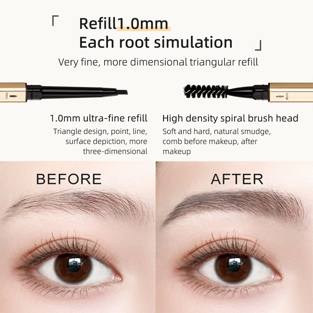 5 Colors EyeBrow Pen Make-up f - Eyebrow Pomade Pencil ulasan dan harga