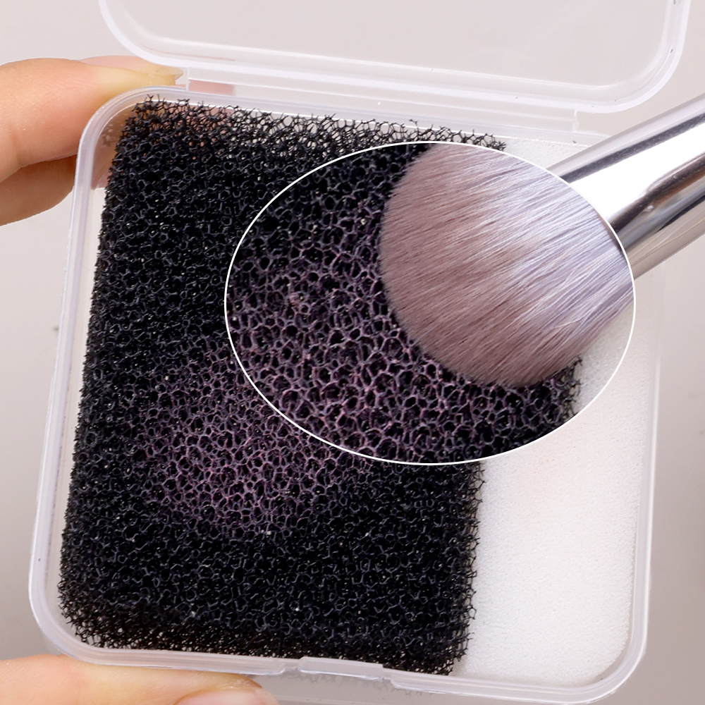 New Makeup Brush Cleaning Box  - Beauty Makeup Sponge ulasan dan harga