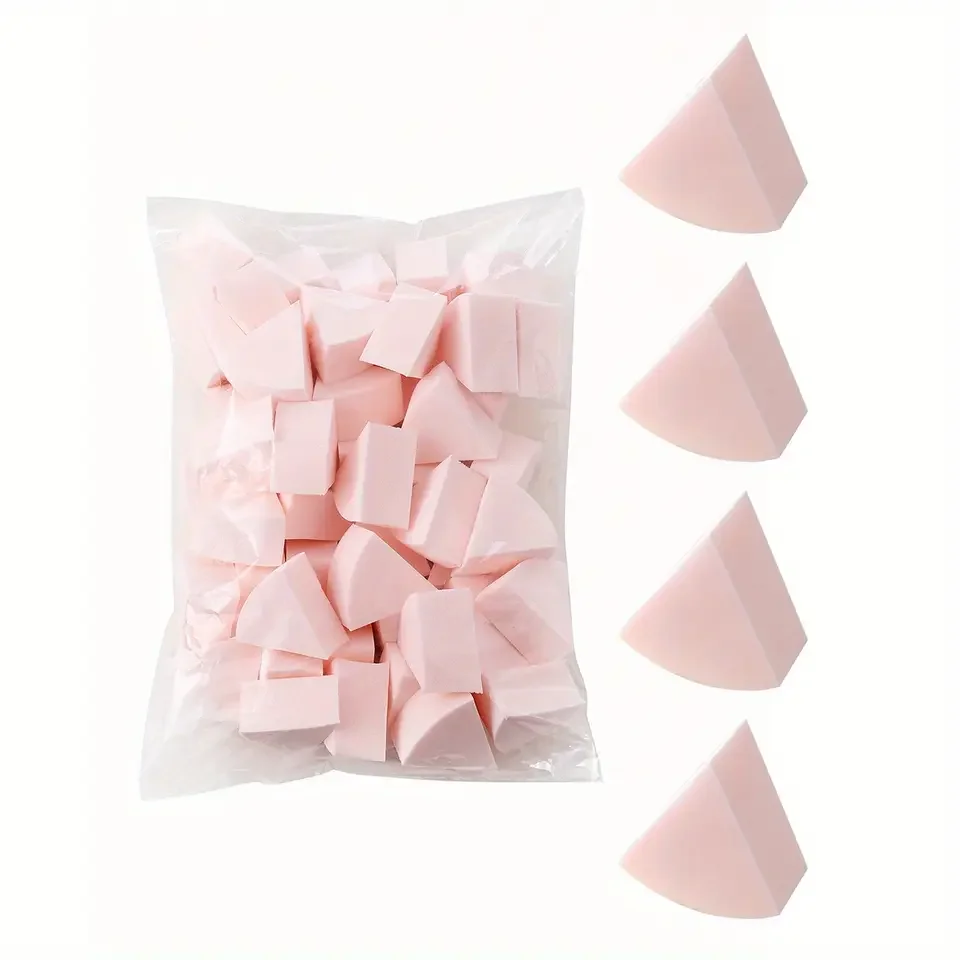 50pcs Triangle Makeup Blender  - Beauty Makeup Sponge ulasan dan harga