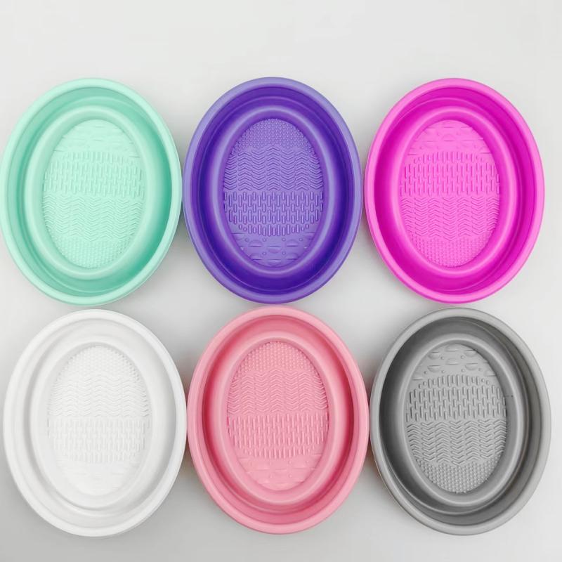Folding Powder Puff Cleaning B - Beauty Makeup Sponge ulasan dan harga