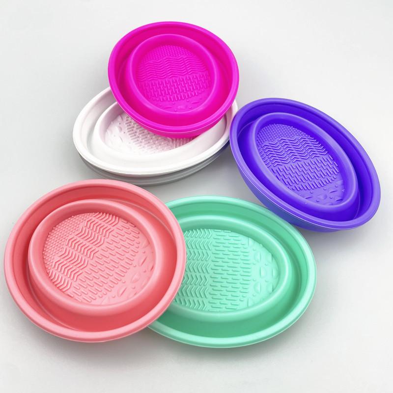 Folding Powder Puff Cleaning B - Beauty Makeup Sponge ulasan dan harga