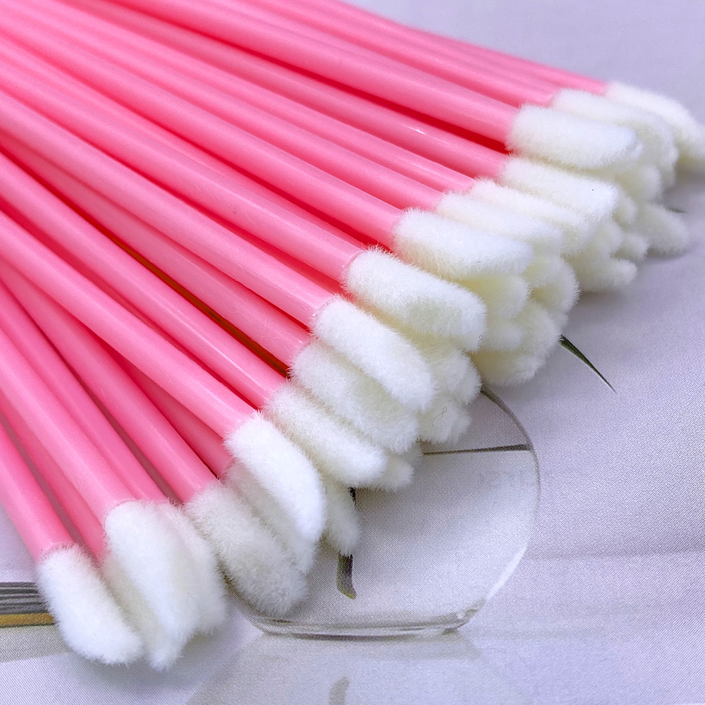 100Pcs Disposable Lip Brush Ey - Beauty Makeup Lipstick ulasan dan harga