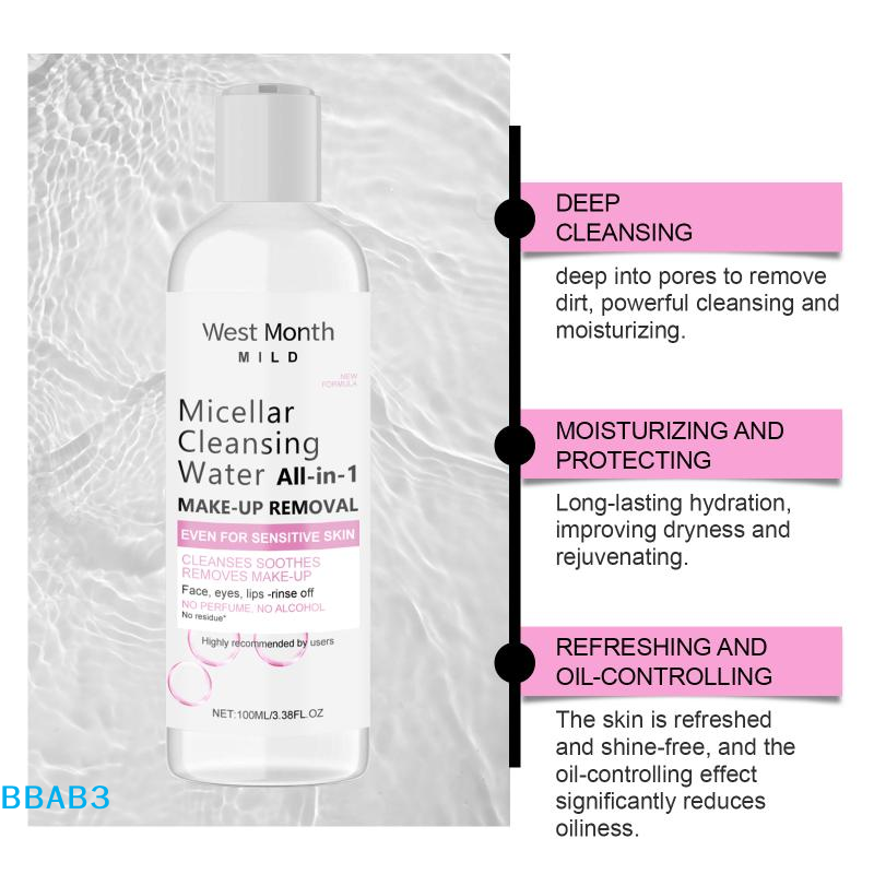 【B】Micellar Water Deep Makeup  - Micellar Water Cleanser ulasan dan harga