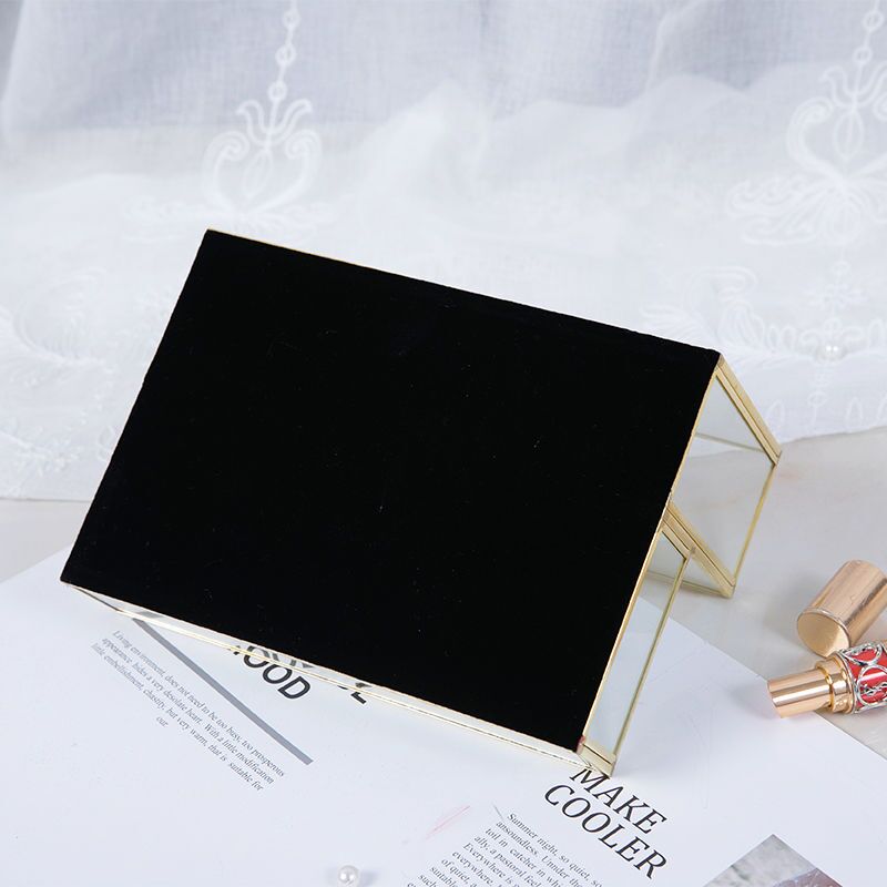 Clear Glass Makeup Organizer C - Beauty Makeup Lipstick ulasan dan harga