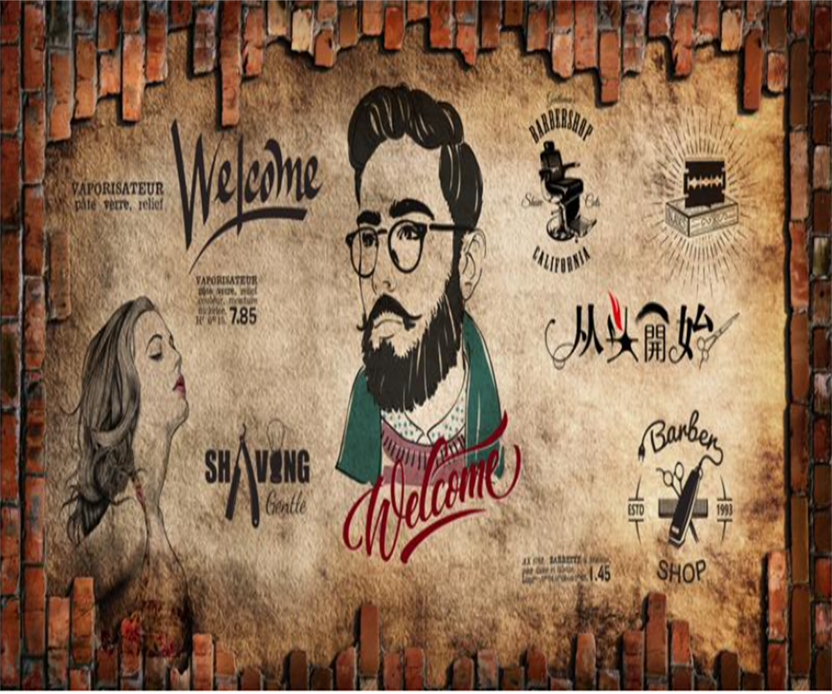 custom wallpaper mural Nostalg - Beauty Makeup Wallpaper ulasan dan harga