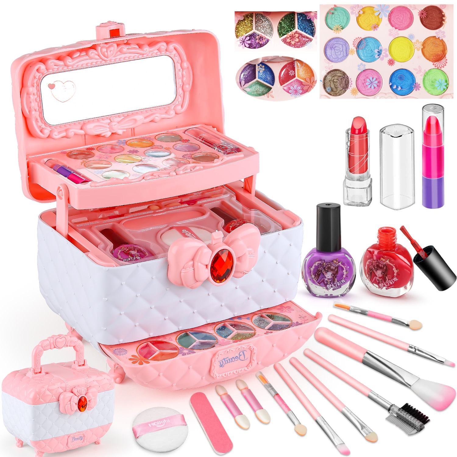 Kids Makeup Toy Kit for Girls, - Beauty Makeup Kids ulasan dan harga