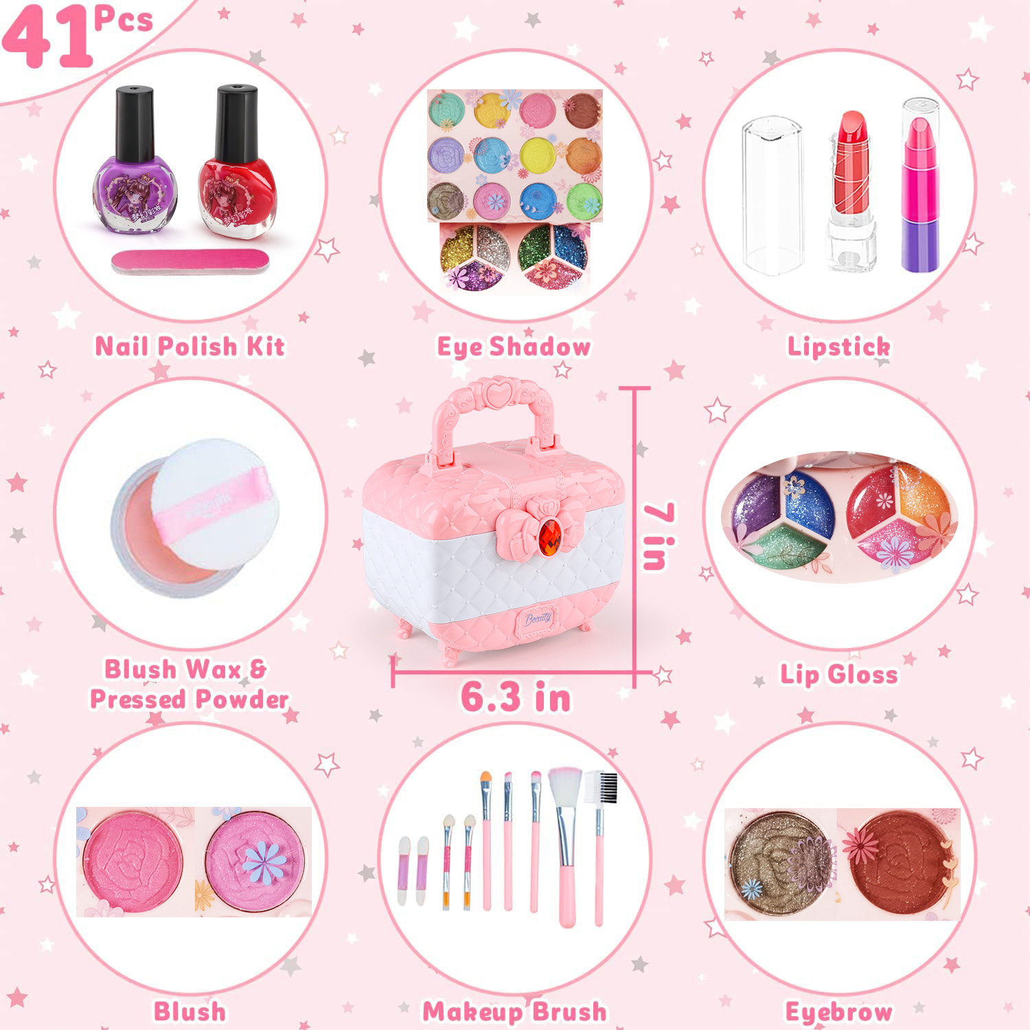 Kids Makeup Toy Kit for Girls, - Beauty Makeup Kids ulasan dan harga