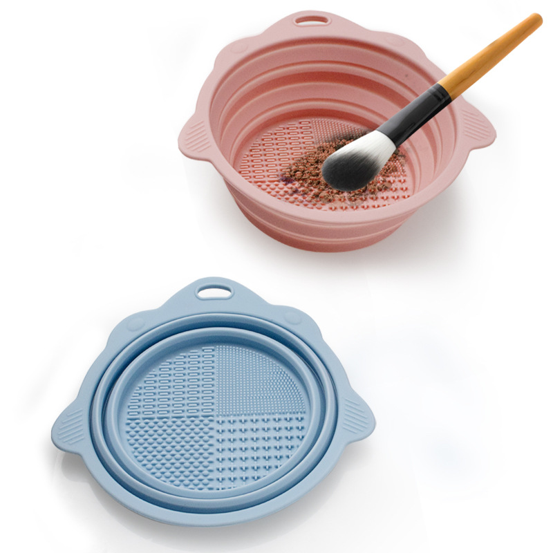 Silicone washing bowl cleaning - Beauty Makeup Brushes ulasan dan harga