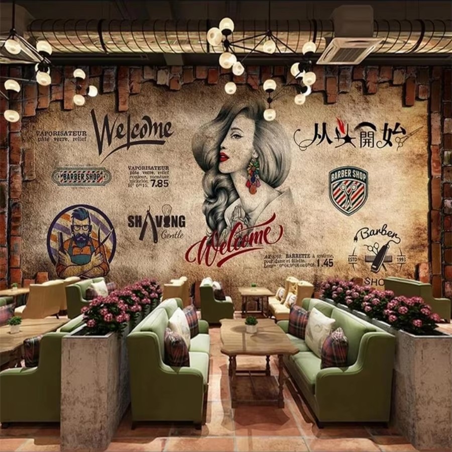 Custom wallpaper 3d mural Kore - Beauty Makeup Wallpaper ulasan dan harga