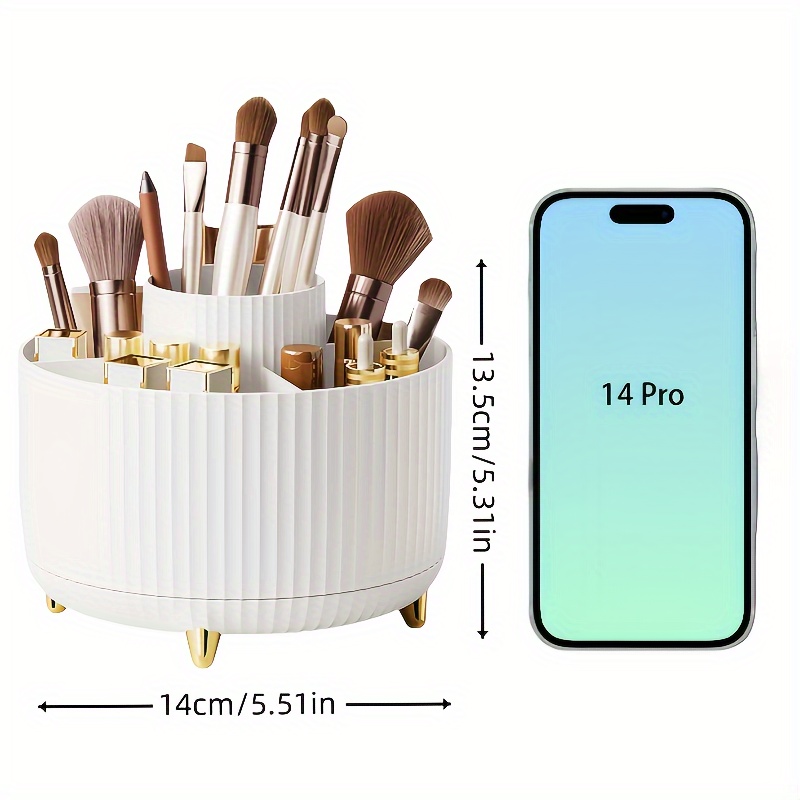 Rotatable Makeup Desktop Cosme - Beauty Makeup Lipstick ulasan dan harga