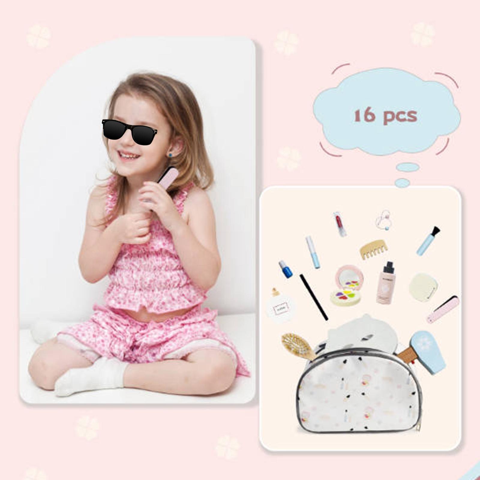 Wooden Makeup Toy Set Role Pla - Beauty Makeup Game ulasan dan harga
