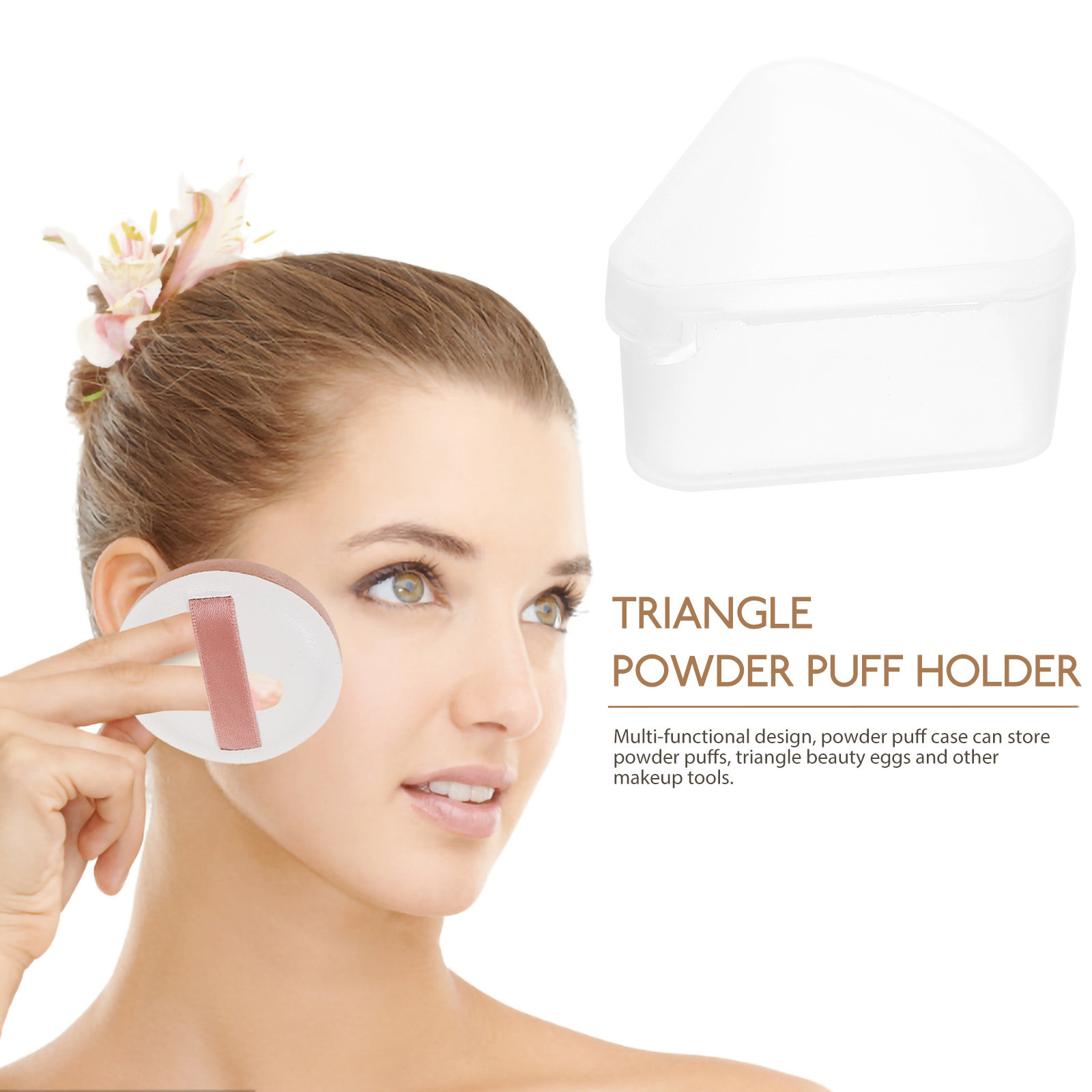 6Pcs Makeup Powder Puff Case T - Beauty Makeup Sponge ulasan dan harga