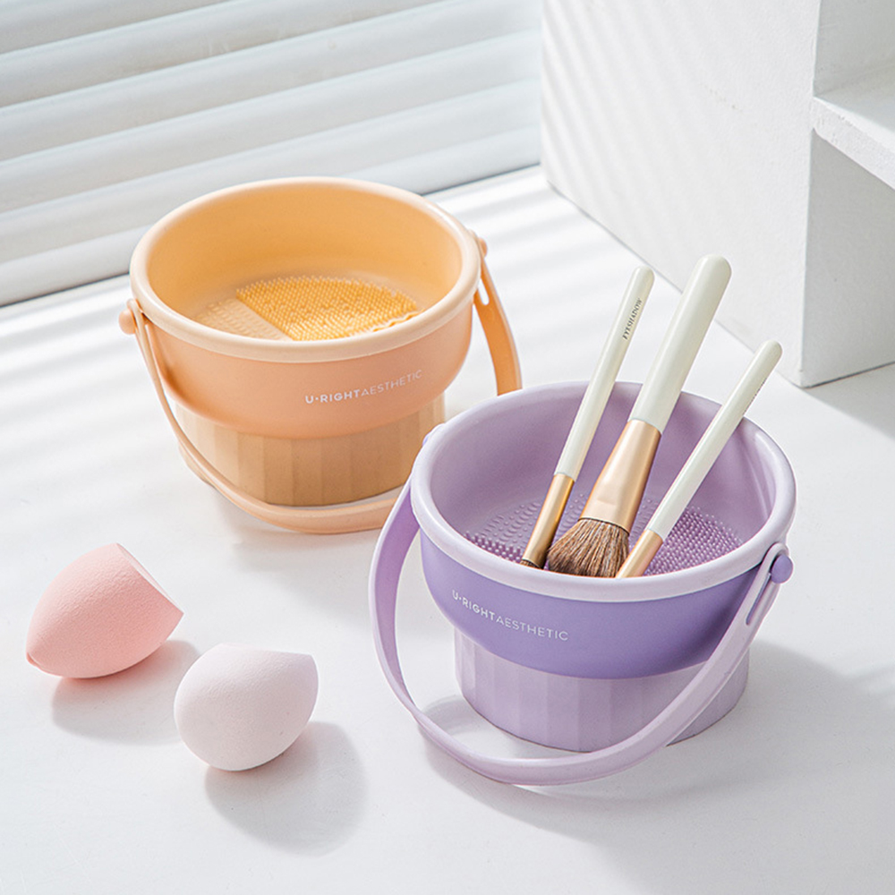 Makeup Brush Cleaning Bucket W - Beauty Makeup Sponge ulasan dan harga