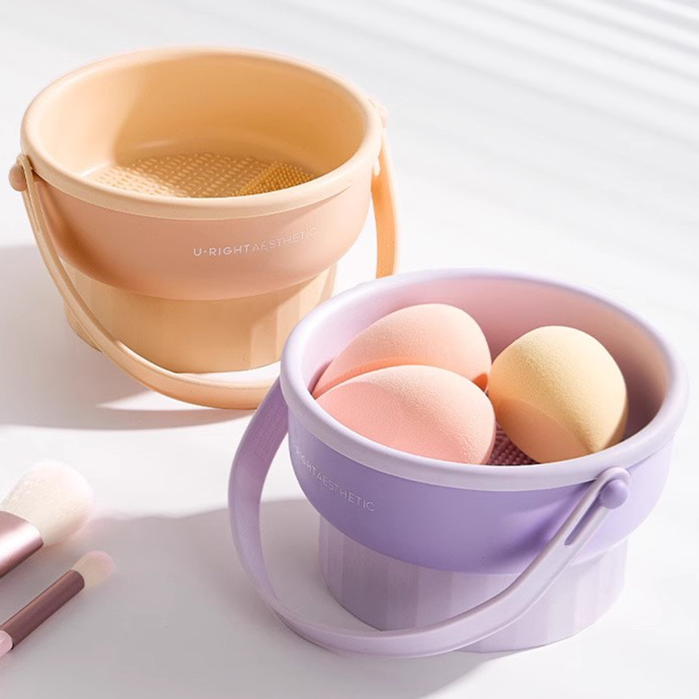 Makeup Brush Cleaning Bucket W - Beauty Makeup Sponge ulasan dan harga