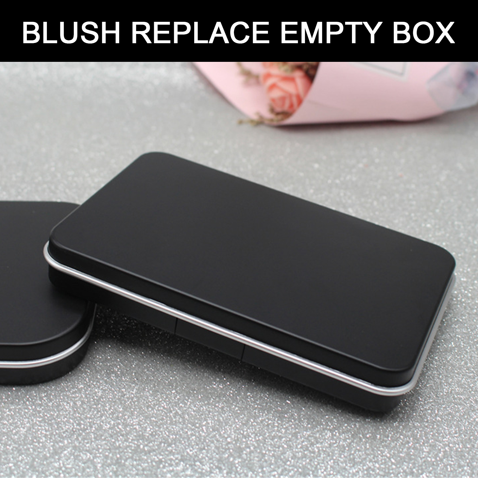 1Pc Matte Black Empty Magnetic - Beauty Makeup Eyeshadow ulasan dan harga