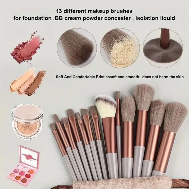 Makeup Brush Set Soft Fluffy P - Beauty Makeup Eyeshadow ulasan dan harga