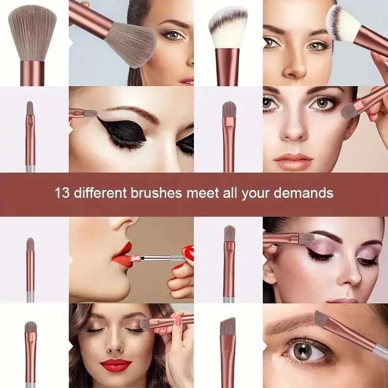 Makeup Brush Set Soft Fluffy P - Beauty Makeup Eyeshadow ulasan dan harga