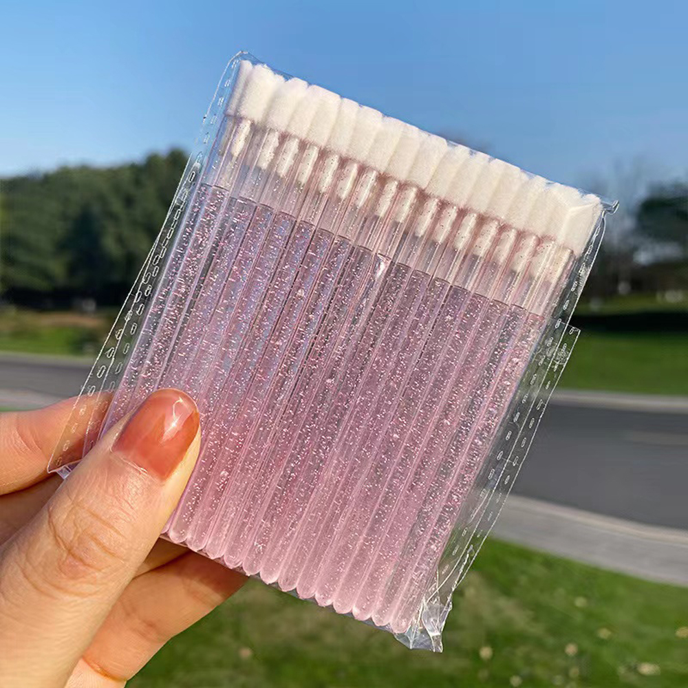 500PCS Disposable Lip Brush Ma - Beauty Makeup Eyeshadow ulasan dan harga