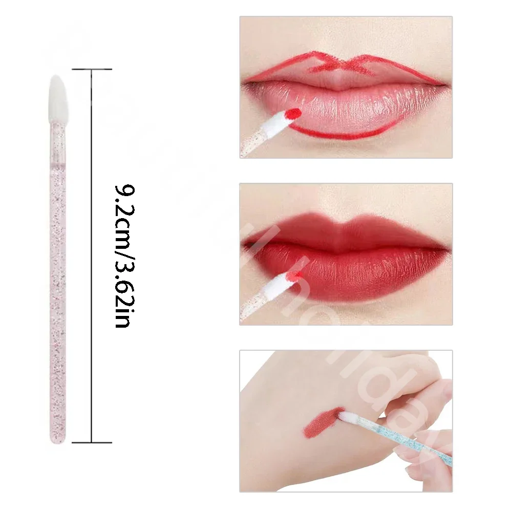 500PCS Disposable Lip Brush Ma - Beauty Makeup Eyeshadow ulasan dan harga