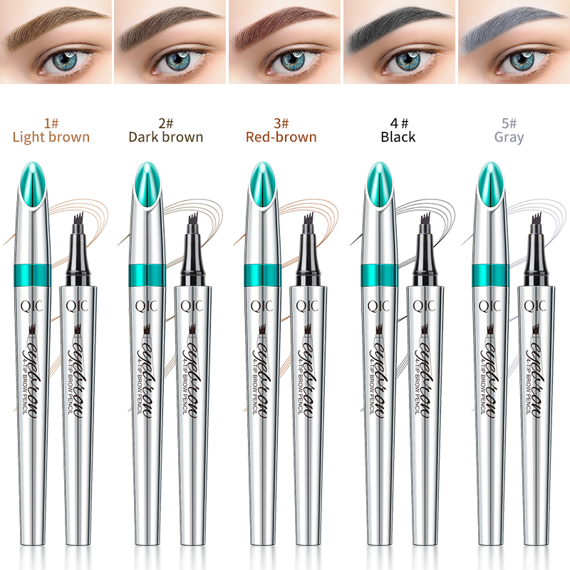 4 Points Eyebrow Pen 5 Colors  - Eyebrow Pomade Pencil ulasan dan harga
