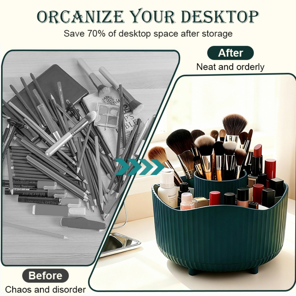 360° Rotating makeup Storage B - Beauty Makeup Lipstick ulasan dan harga