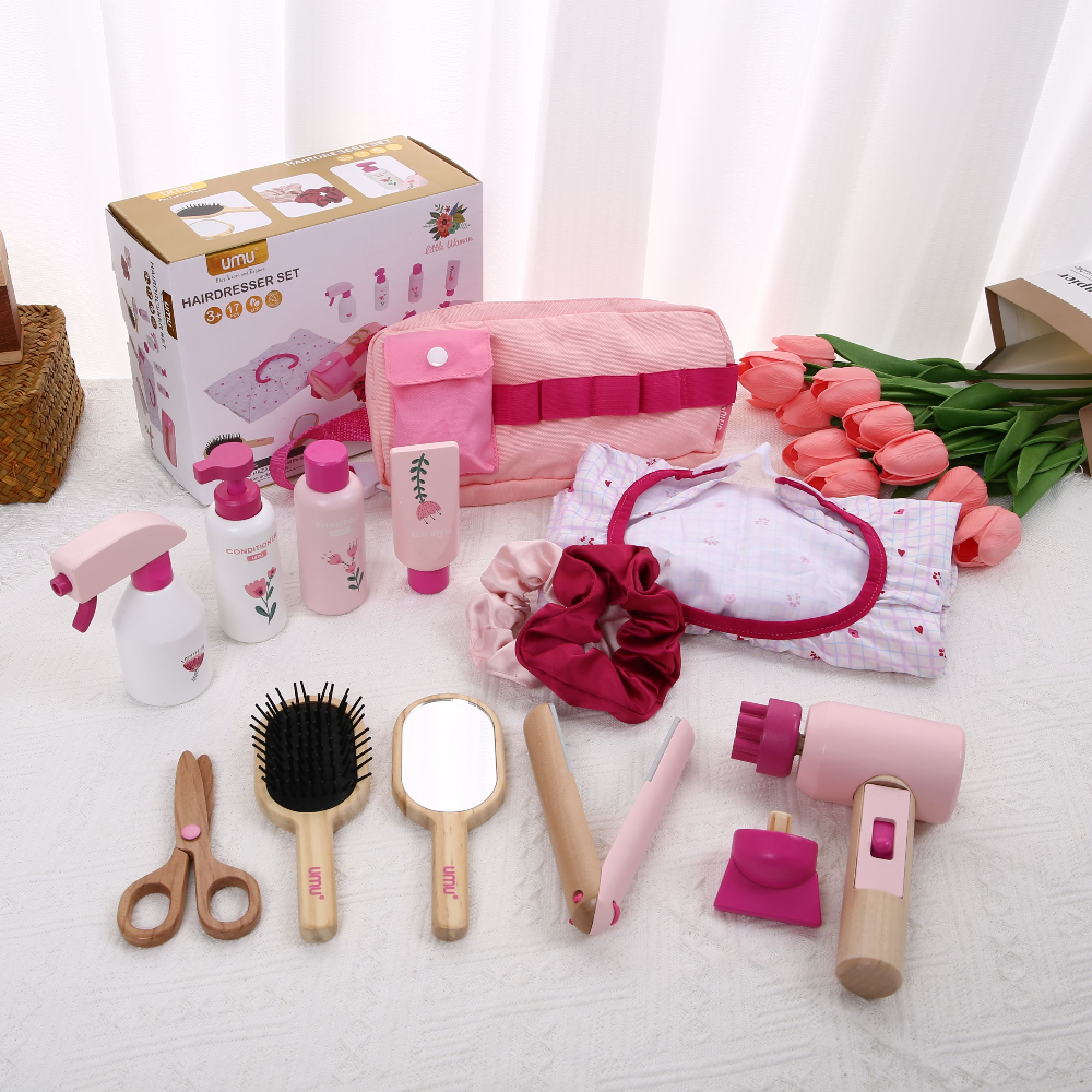 Wooden Makeup Toy Kits for Lit - Beauty Makeup Game ulasan dan harga