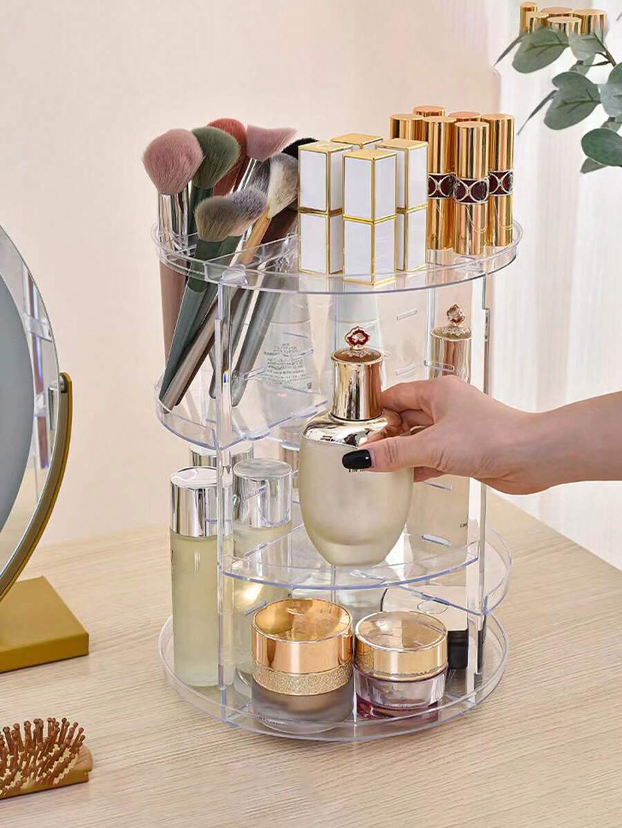 Rotating 360 Degree Acrylic Ma - Beauty Makeup Lipstick ulasan dan harga