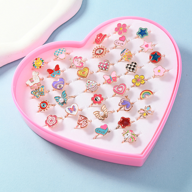 6/12/36pcs Adjustable Rings fo - Beauty Makeup Kids ulasan dan harga